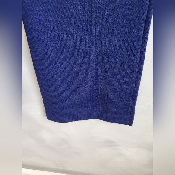 St. John Evening by Marie Gray Blue Knit Pants Size 6 - Picture 8 of 16